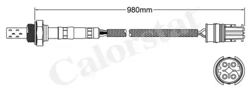 лямбда-зонд BMW LS140606 VERNET