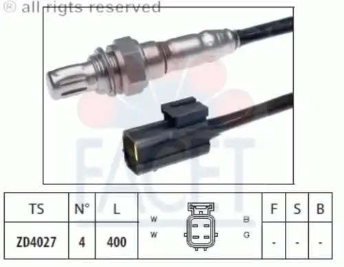 лямбда-зонд Kia 10.7310 FACET