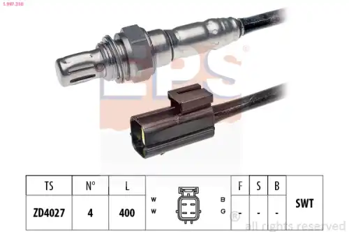лямбда-зонд Kia 1.997.310 EPS
