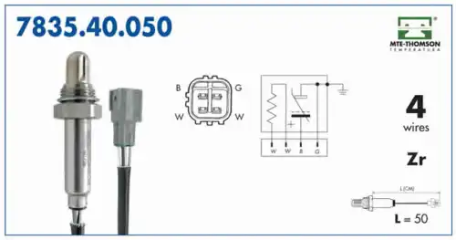лямбда-зонд Toyo 7835.40.050 MTE-THOMSON