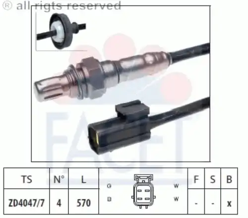 лямбда-зонд Maz 10.8075 FACET