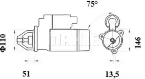 Стартер KNECHT MS462