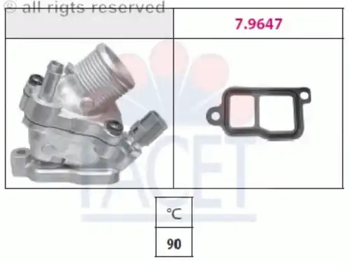 Термостат системы охлаждения FACET 7.8732