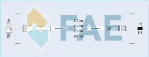 Провода зажигания 85985 FAE