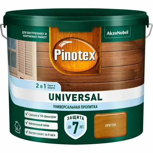 Pinotex UNIVERSAL пропитка 2 в 1, орегон (2.5 л) 5620688