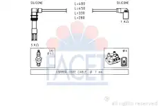 компл. высоковольт. проводов Audi 4.9575 FACET