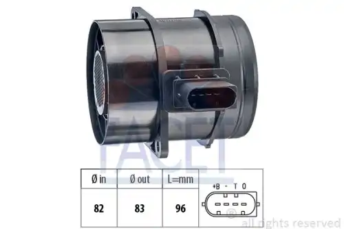 Расходомер воздуха MB Sprinter CDI 06-> 10.1359 FACET