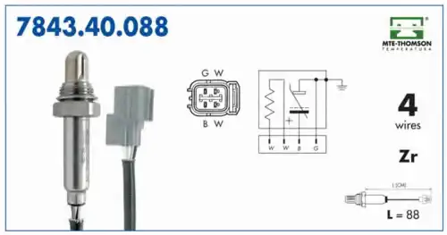 Лямбда-зонд 7843.40.088 MTE-THOMSON