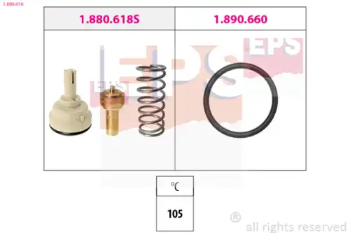 Термостат системы охлаждения EPS 1.880.618