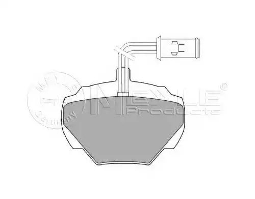 Тормозные колодки дисковые MEYLE 025 212 3715/W