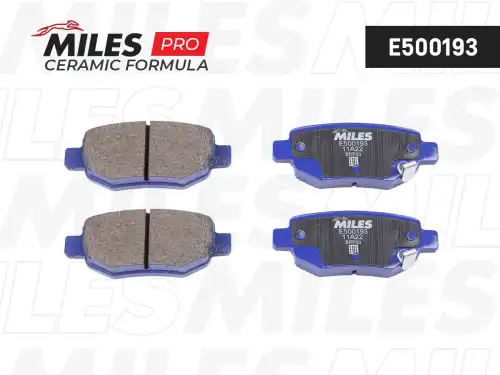 Тормозные колодки дисковые MILES E500193
