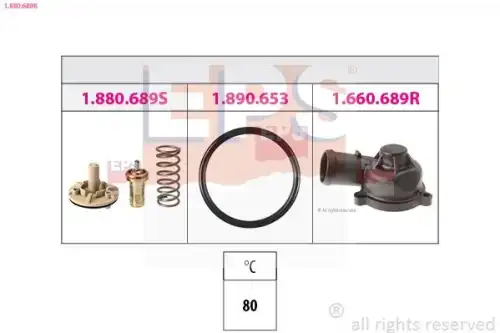 Прокладка, термостат 1.890.623 EPS
