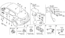 ДАТЧИК ВКЛЮЧЕНИЯ СТОП-СИГНАЛА 25320-BR00A NISSAN