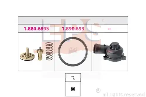 Термостат системы охлаждения EPS 1.880.689K