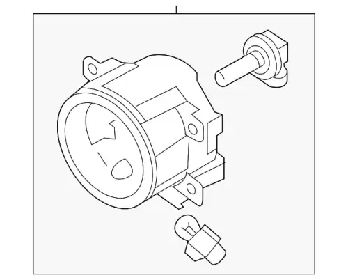 Фара противотуманная MITSUBISHI 8321A365