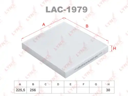 Салонный фильтр LYNXAUTO LAC-1979