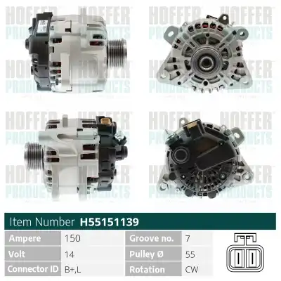 Генератор HOFFER H55151139