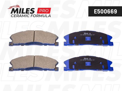 Тормозные колодки дисковые MILES E500669