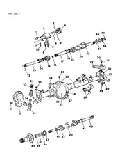 Крестовина кардана MOPAR 4137757