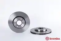 Тормозной диск BREMBO 09.6766.10 вентилируемый передняя ось