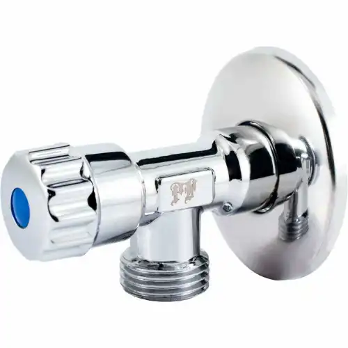 Вентиль угловой 1/2' хром ProFactor PFBAV362