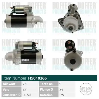 Стартер HOFFER H5010366