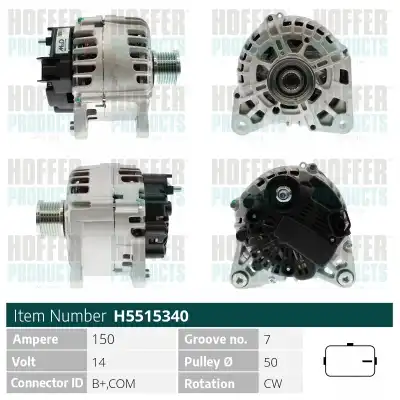 Генератор HOFFER H5515340