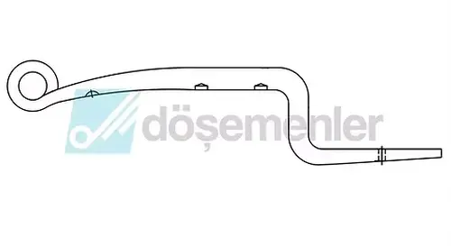 Рессора подвески DOSEMENLER 03026400