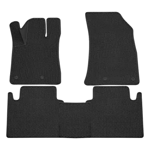 Коврики в салон REZKON 9217030101 Geely Atlas Pro 2021-н.в. 5 шт., черный