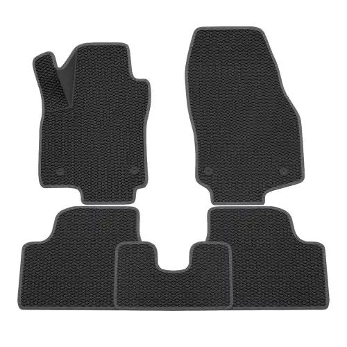 Коврики в салон REZKON 9226010202 Opel Astra H 2004-2014 4 шт., серый черный