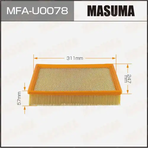 Фильтр воздушный MASUMA MFAU0078