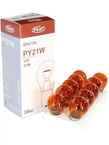 Автолампа PRAVT PRPY21W12V