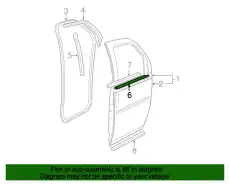 (S)MOLDING 86587312 GM