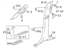 F-MOLDING 86526001 GM