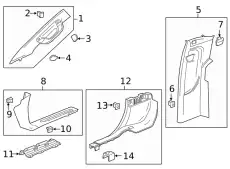 F-MOLDING 86526012 GM