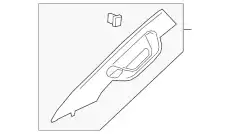 F-MOLDING 86526028 GM