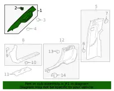 F-MOLDING 86526028 GM