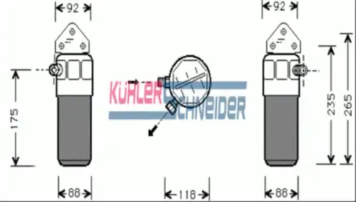Осушитель кондиционера KUHLER SCHNEIDER 8932001
