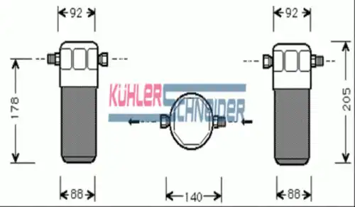 Осушитель кондиционера KUHLER SCHNEIDER 8924901