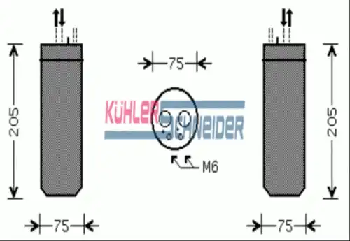 Осушитель кондиционера KUHLER SCHNEIDER 8903141