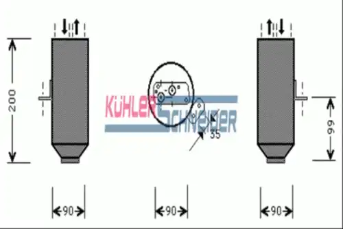 Осушитель кондиционера KUHLER SCHNEIDER 8929701