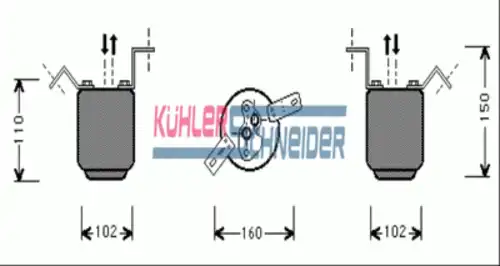 Осушитель кондиционера KUHLER SCHNEIDER 8929501