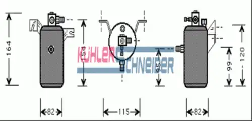 Осушитель кондиционера KUHLER SCHNEIDER 8934301
