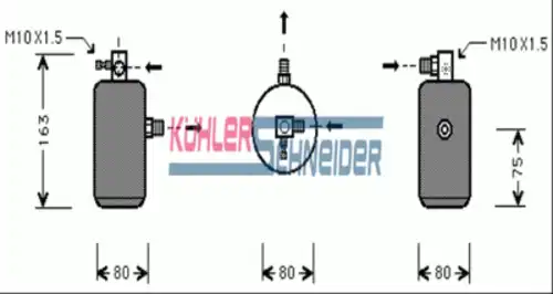Осушитель кондиционера KUHLER SCHNEIDER 8902281