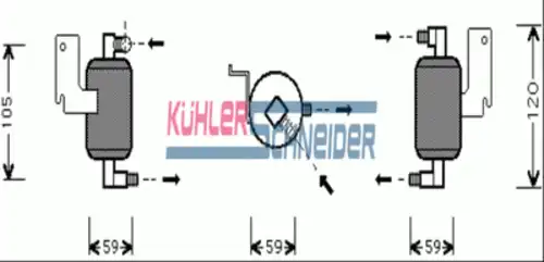 Осушитель кондиционера KUHLER SCHNEIDER 8900851