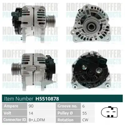 Генератор HOFFER H5510878