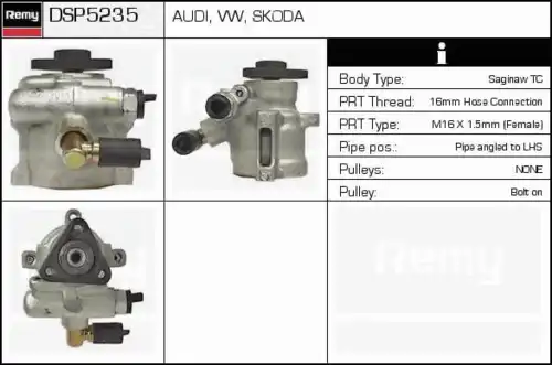 Насос гидроусилителя руля DELCO REMY DSP5235
