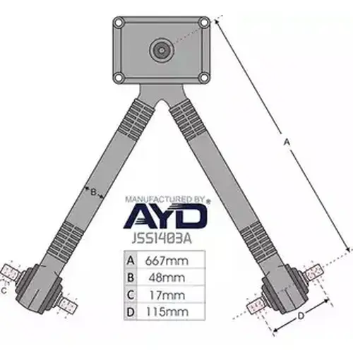 Рычаг подвески JURATEK JSS1403A