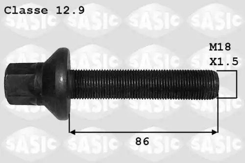 Болт шкива 8706018 SASIC