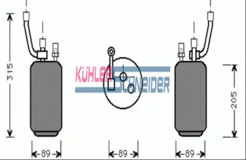 Осушитель кондиционера KUHLER SCHNEIDER 8902711